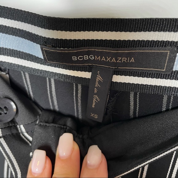 BCBG MaxAzria Striped Wide Leg Pants XS - Picture 7 of 10